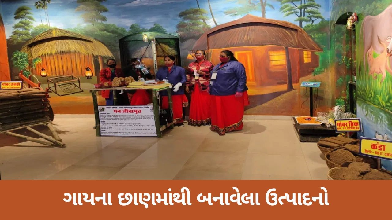 ગાયના છાણમાંથી બનાવેલા ઉત્પાદનોનું વેચાણ શોરૂમ શરૂ થયું, મહિલા ખેડૂતોની આવકમાં થશે વધારો