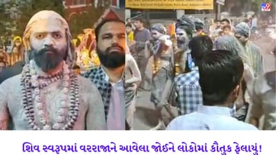 Panchmahal:  અનોખા લગ્ન: યુવકે શરીરે ભસ્મ ચોળી, વ્યાઘ ચર્મ પહેરીને શિવસ્વરૂપે કર્યાં લગ્ન, જુઓ Video