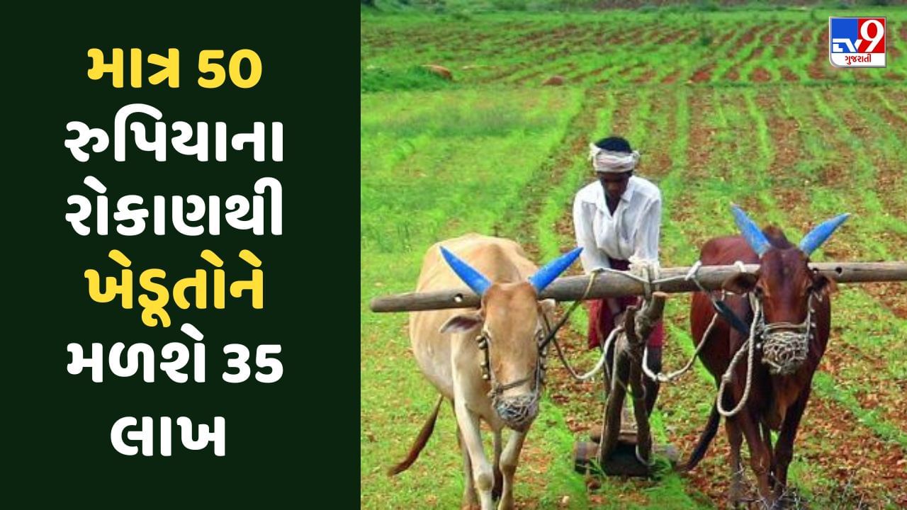 Gram Suraksha Yojana: માત્ર 50 રુપિયાના રોકાણથી ખેડૂતોને મળશે 35 લાખ રૂપિયાનું રિર્ટન