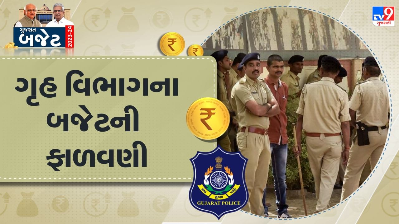 Gujarat Budget 2023: ગૃહ વિભાગ માટે કુલ રૂપિયા 8574 કરોડની જોગવાઈ, સાયબર ક્રાઇમને નાથવા 15 જિલ્લામાં બનશે ક્રાઇમ પોલીસ સ્ટેશન
