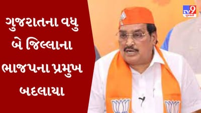Breaking News : ગુજરાત ભાજપ અધ્યક્ષ સી આર પાટીલે વધુ 2 જિલ્લાનું સંગઠન વિખેરી નાખ્યું, જાણો કોણ બન્યા વડોદરા અને ખેડાના નવા પ્રમુખ કોણ
