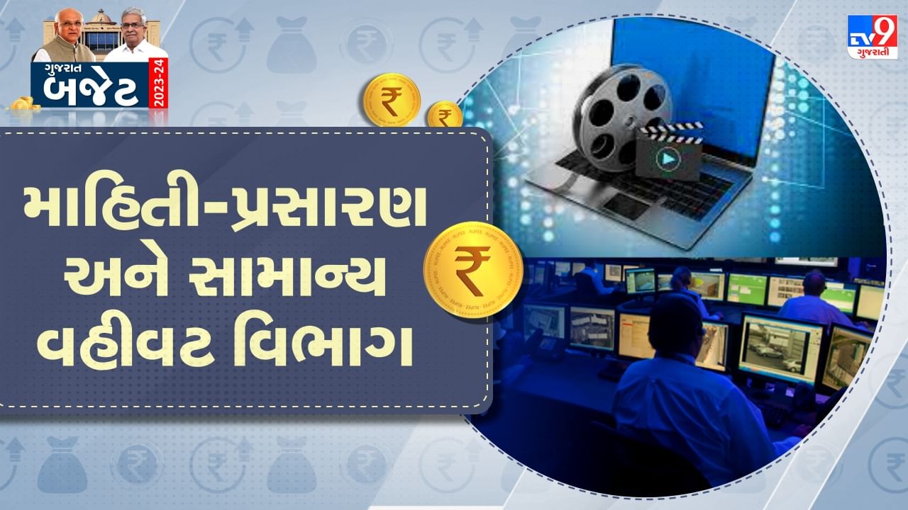Gujarat Information and Broadcasting Budget 2023-2024 : ગુજરાતી ફિલ્મોને પ્રોત્સાહન, માહિતી અને પ્રસારણ વિભાગને 257 કરોડ, સામાન્ય વહીવટ વિભાગ માટે 1,980 કરોડની જોગવાઇ