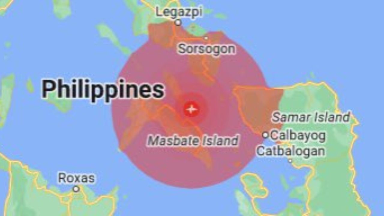 Earthquake Breaking News: ફિલીપીન્સમાં અનુભવાયો 6.1ની તીવ્રતાનો ભૂકંપ, મસ્બાતે ક્ષેત્રથી 35 કિમી દૂર ભૂકંપનું કેન્દ્રબિંદુ