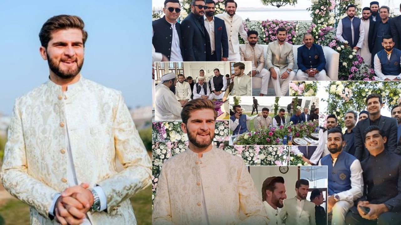 
નવા વર્ષમાં પાકિસ્તાની ટીમ માટે એક પછી એક સારા સમાચાર સામે આવી રહ્યાં છે. મેદાનની બહાર પાકિસ્તાની ખેલાડી હારિસ રઉફ, શાદાબ ખાન અને શાન મસૂદના લગ્ન બાદ આજે ઝડપી બોલર શાહીન શાહ અફરીદીના લગ્ન થયા છે. 