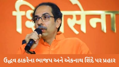 Maharashtra: ઉદ્ધવ ઠાકરેના ભાજપ અને એકનાથ શિંદે પર પ્રહાર, કહ્યુ- ઠાકરે નામ નહીં ચોરી શકે