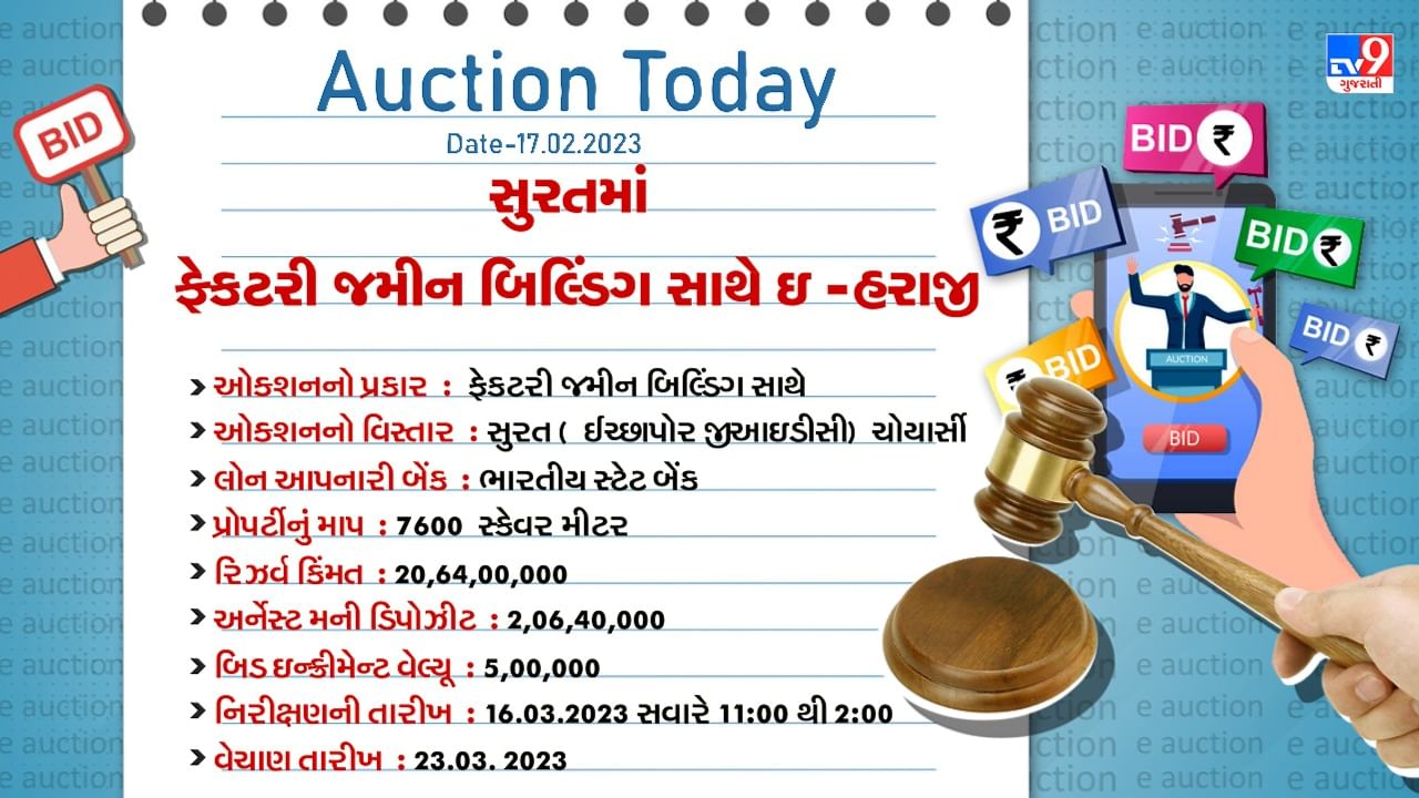 Surat E Auction Information