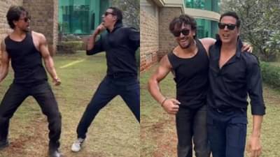 ટાઈગર શ્રોફે મેં ખિલાડી સોન્ગ પર અક્ષય કુમાર સાથે કર્યો જોરદાર ડાન્સ, જુઓ Viral Video