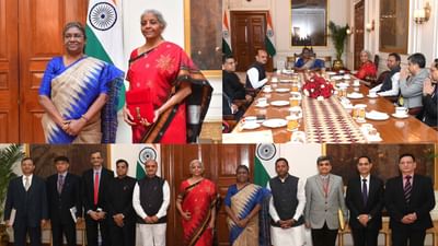 આજે સવારે સંસદ ભવન પહોંચવા પહેલા નાણાં મંત્રી નિર્મલા સિતારમણ અને તેમની ટીમ રાષ્ટ્રપતિ ભવનમાં બજેટ મંજૂર કરવા પહોંચી હતી.