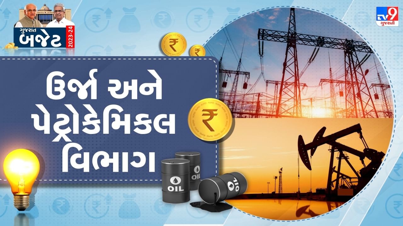 Gujarat Budget 2023-24: ઊર્જા અને પેટ્રોકેમિકલ્સ વિભાગ માટે કુલ રૂપિયા 8738 કરોડની જોગવાઇ, કિસાન સૂર્યોદય યોજના માટે 1570 કરોડ તથા  નવા કૃષિ વિષયક વીજ જોડાણો આપવા માટે 1010  કરોડની જોગવાઇ