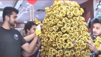 Valentines Day Special : સુરતની ઓરો યુનિવર્સિટીના વિદ્યાર્થીઓ PM Modiને આપશે 151 ગોલ્ડ રોઝથી બનાવેલું  વેલેન્ટાઇન ટ્રી , જુઓ અદ્ભૂત Video