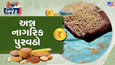 Gujarat Budget 2023-24: અન્ન, નાગરિક પુરવઠા અને ગ્રાહકોની બાબતોના વિભાગ માટે કુલ રૂપિયા 2165 કરોડની જોગવાઇ