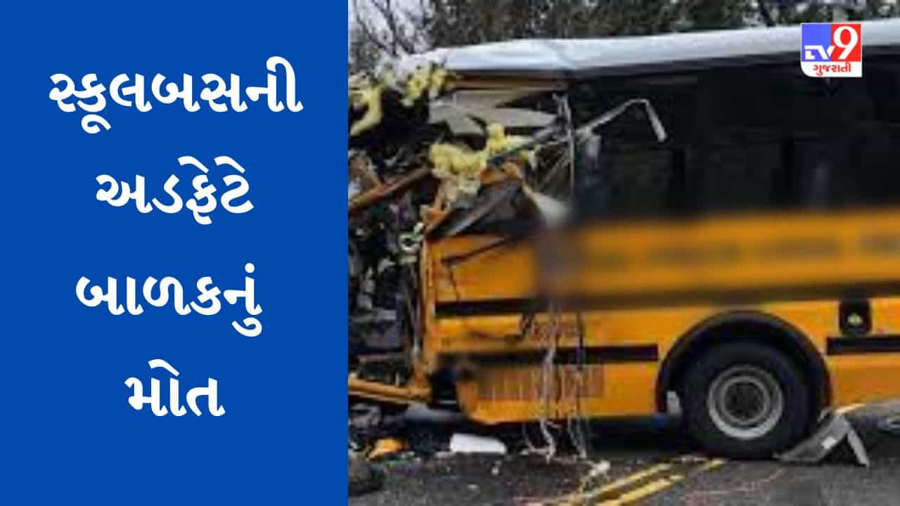 Gujarat Video : સુરતના પાલની સ્કૂલબસની અડફેટે આવતા 7 વર્ષના બાળકનું મોત, ઘટનાનો Video સામે આવ્યો
