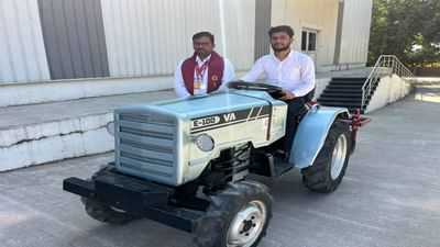 હવે ખેતરમાં પણ ઇલેકટ્રીક ટ્રેકટર જોવા મળશે, GTUના બે વિદ્યાર્થીઓએ જુના ટ્રેક્ટરને ઇ-રિટ્રોફીટ કર્યું