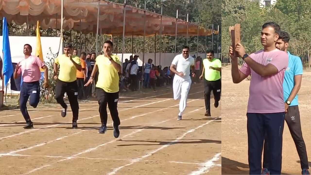 Bharuch Police Athletics Meet 2023 : ગુનેગારો પાછળ દોડતી પોલીસ ફિલ્મોમાં અને સામાન્ય જીવનમાં પણ ક્યારેક ને ક્યારેકતો આપણે જોઈ હોય છે. આજે ભરૂચ પોલીસ પરેડ ગ્રાઉન્ડ ખાતે તમામ પોલીસ અધિકારીઓ એકસાથે દોડતા દેખાય હતા. રમત ઉત્સવમાં  અધિકારીઓ અને પોલીસકર્મીઓ માટે અલગ અલગ અંતરમોં દોડનું આયોજન કરાયું હતું. ભરૂચ જિલ્લા પોલીસ તંત્રના ક્રાઇમ બ્રાન્ચ અને સ્પેશિયલ ઓપરેશન ગ્રુપ સહિતની સ્થાનિક પોલીસ સ્ટેશનની ટીમના અધિકારીઓ રનિંગ ટ્રેક ઉપર દોડતા નજરે પડયા હતા.