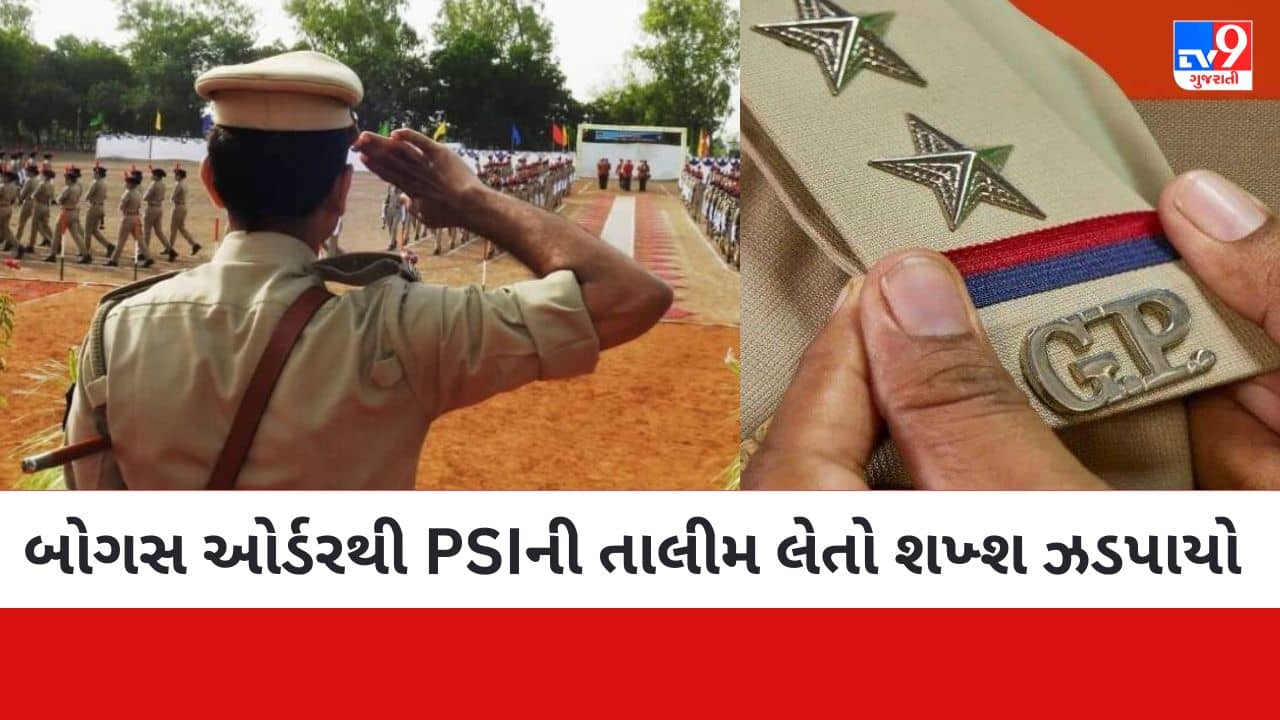 Gujarati Video : PSIની ટ્રેનિંગ લેતો મયુર તડવી નામનો ફેક કેન્ડીડેટ ઝડપાયો, ભરુચના વિશાલ રાઠવાના સ્થાને પોતાનું નામ યાદીમાં ઉમેરી દીધુ હતુ