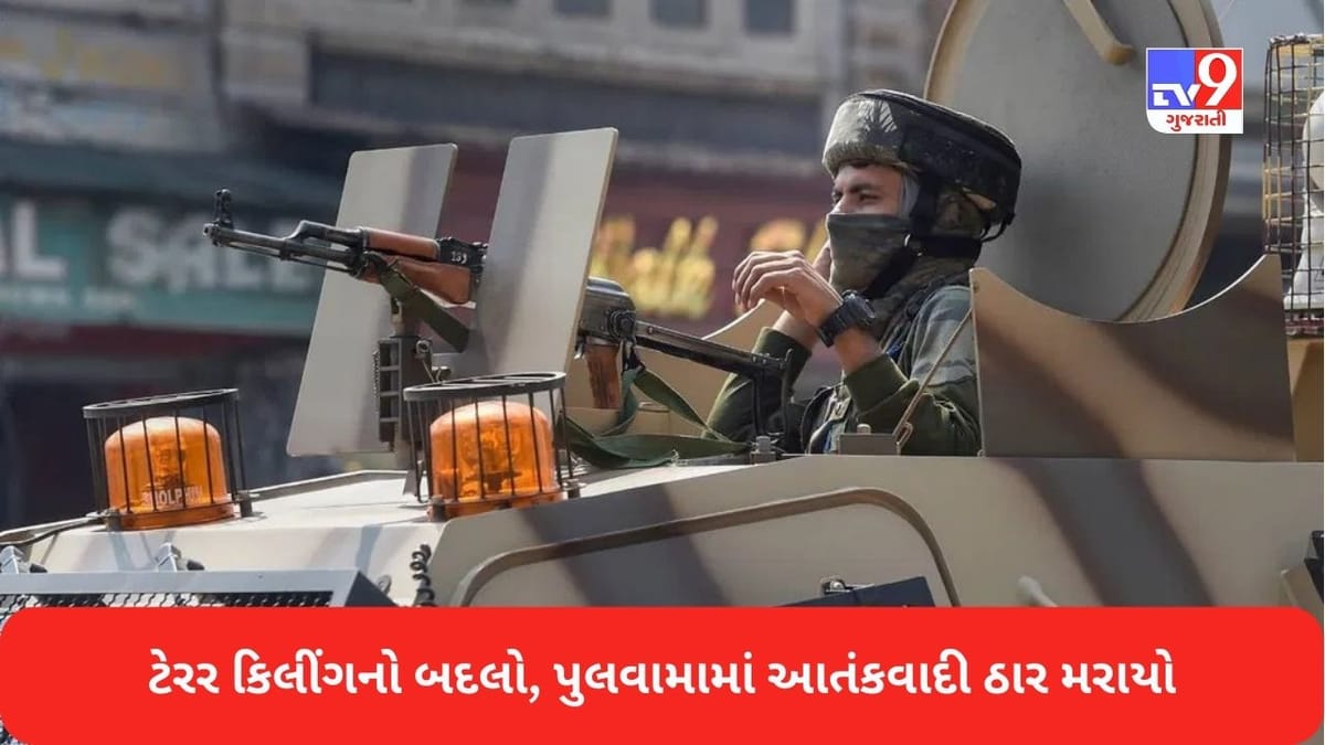 જમ્મુ-કાશ્મીરના પુલવામામાં ટાર્ગેટ કિલિંગ બાદ એન્કાઉન્ટર , એક આતંકી ઠાર મરાયો