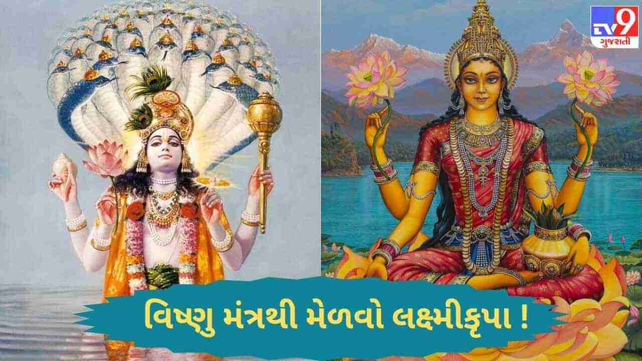 ભગવાન વિષ્ણુના આ મંત્રનો કરી લો જાપ, દેવી લક્ષ્મી પ્રદાન કરશે સંપત્તિના આશીર્વાદ !