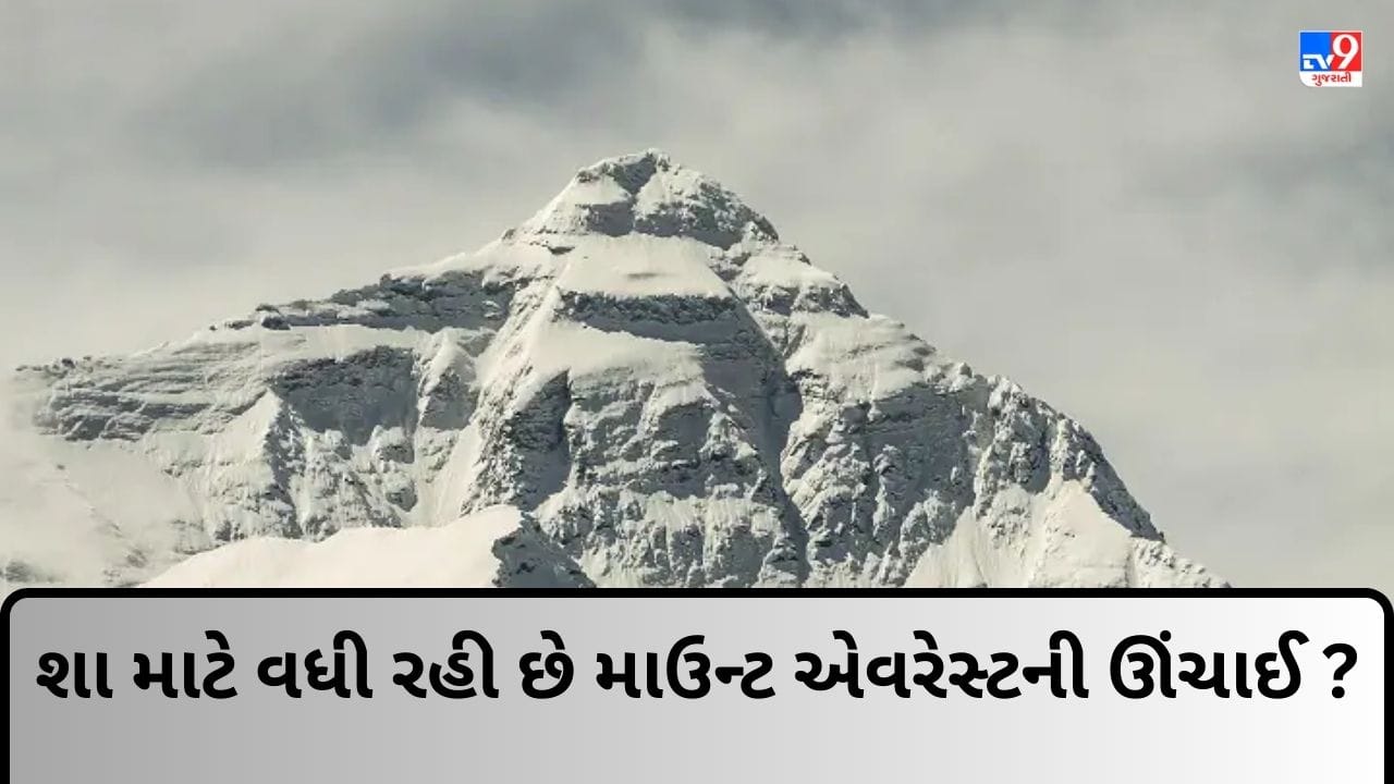 Video: શા માટે માઉન્ટ એવરેસ્ટની ઊંચાઈ વધી રહી છે ? કારણ જાણો Video: શા માટે માઉન્ટ એવરેસ્ટની ઊંચાઈ વધી રહી છે ? કારણ જાણો