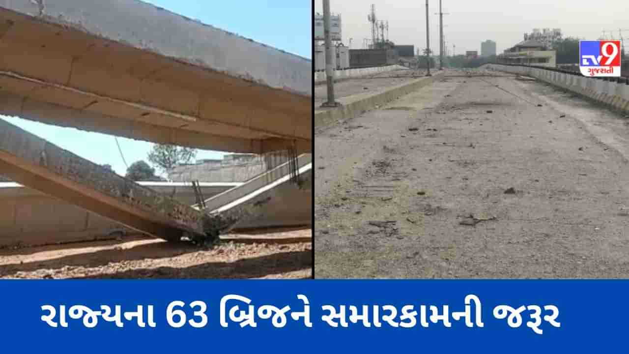 Gujarat Video : ગુજરાતમાં 63 બ્રિજના સમારકામની આવશ્યકતા,  ગુજરાત હાઈકોર્ટમાં સરકારે રજૂ કર્યુ સોગંદનામું