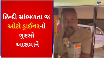 બાપ રે...! હિન્દી બોલવા પર ઓટો ડ્રાઈવર એવા તે ગુસ્સે થયા કે ન પુછો વાત, જુઓ VIRAL VIDEO