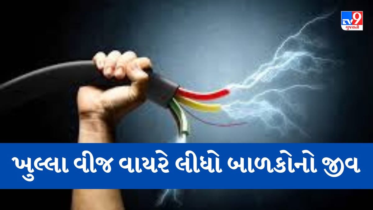 Bhavnagar: મહુવામાં વીજ કરંટ લાગતા 3 માસૂમ બાળકોના મોત