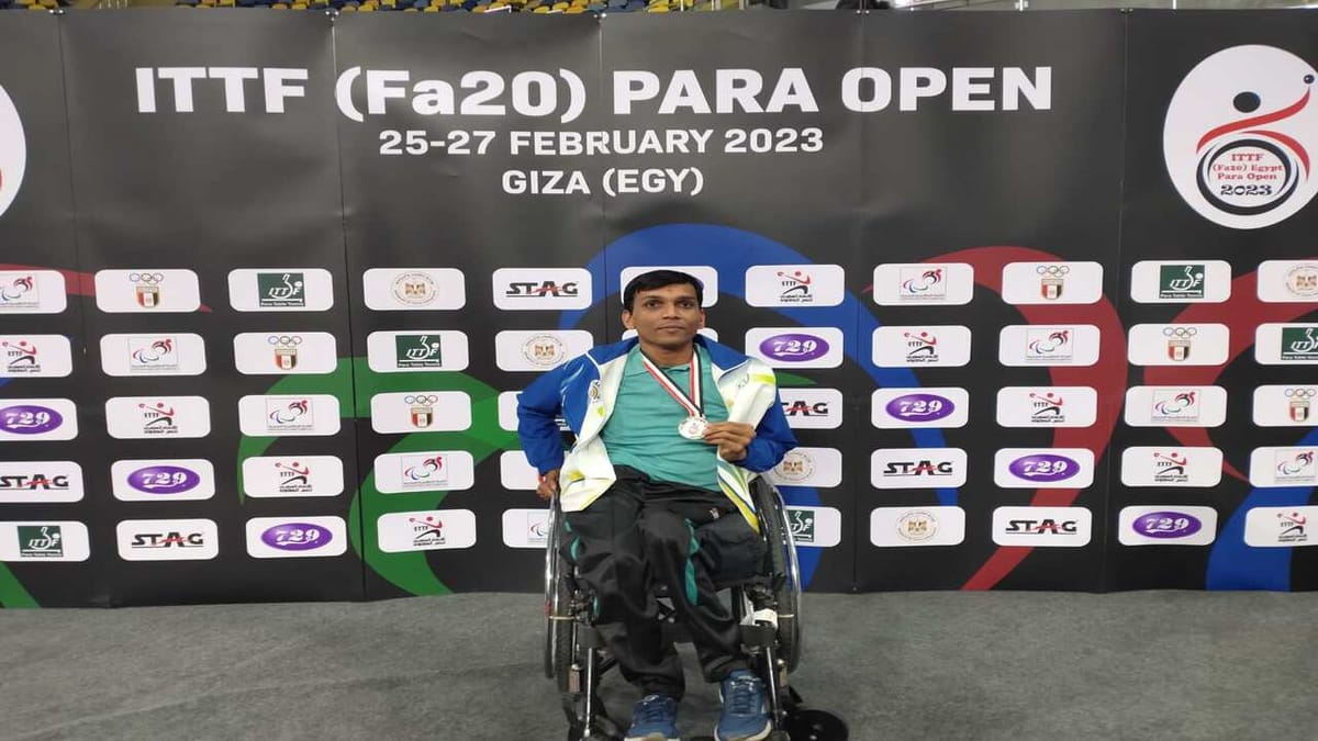 Bhavnagar: ભાવનગરના દિવ્યાંગ ખેલાડી અલ્પેશ સુતરીયાએ આંતરરાષ્ટ્રીય પેરા ટેબલ ટેનિસ ટુર્નામેન્ટમાં જીત્યો સિલ્વર મેડલ