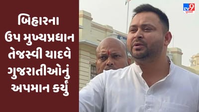 બિહારના ઉપ મુખ્યપ્રધાન તેજસ્વી યાદવે ગુજરાતીઓનું અપમાન કર્યું, કહી આ વાત, જુઓ Video