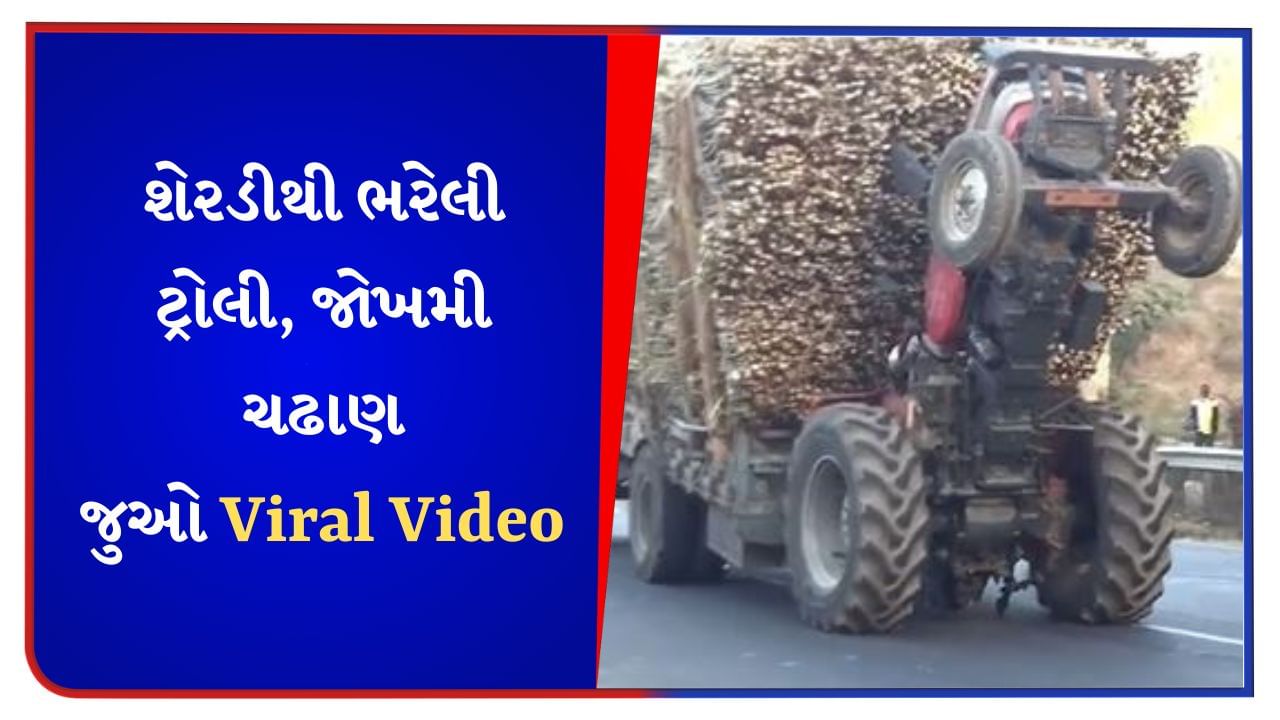 Viral Video : આ જ અસલી હેવી ડ્રાઈવર છે... બે પૈડાં પર આ રીતે ચલાવ્યું  ટ્રેક્ટર, લોકોએ કહ્યું - Great Indian Jugaad