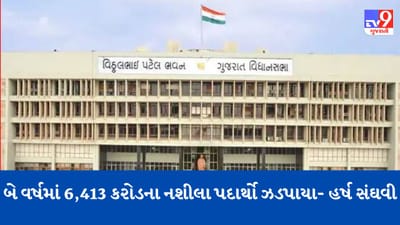 Gujarati Video: ગુજરાતમાં બે વર્ષમાં 6,413 કરોડના નશીલા પદાર્થો ઝડપાયા, બે વર્ષમાં 197.56 કરોડનો વિદેશી દારૂ ઝડપાયો