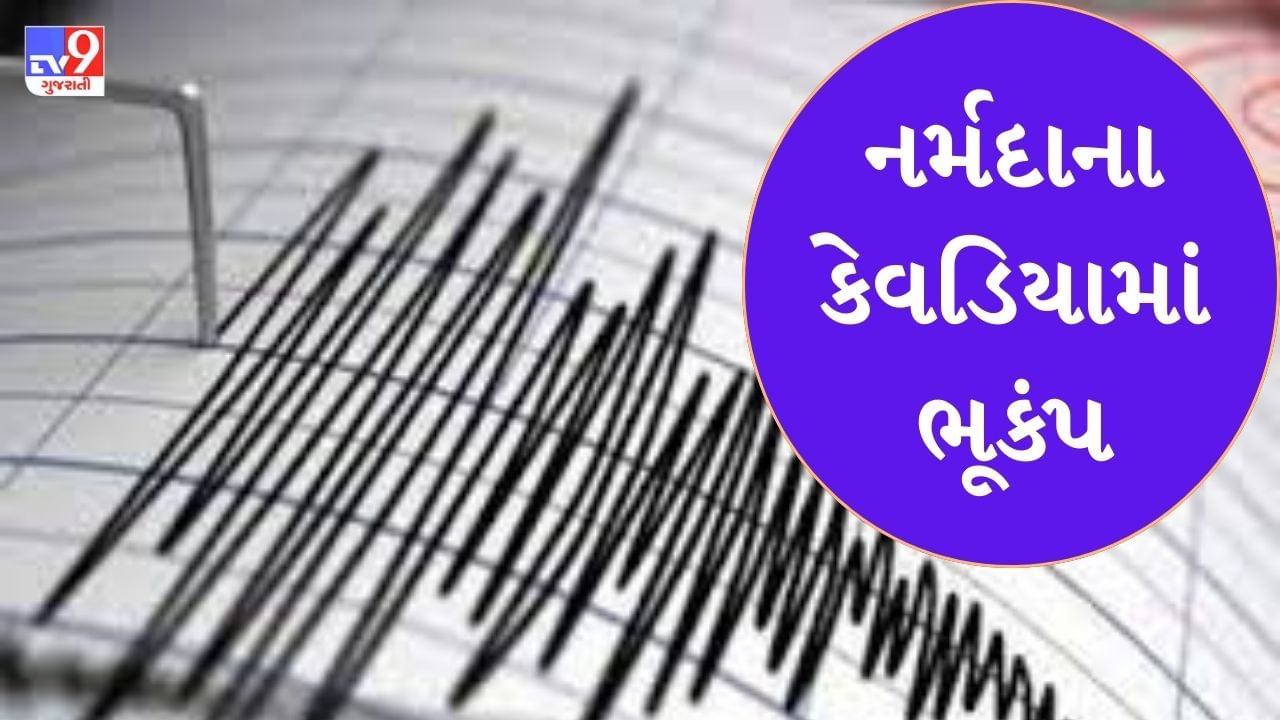 Breaking News: નર્મદાના કેવડિયામાં આવ્યો ભૂકંપ, બપોરે 3.40 કલાકે અનુભવાયા આંચકા