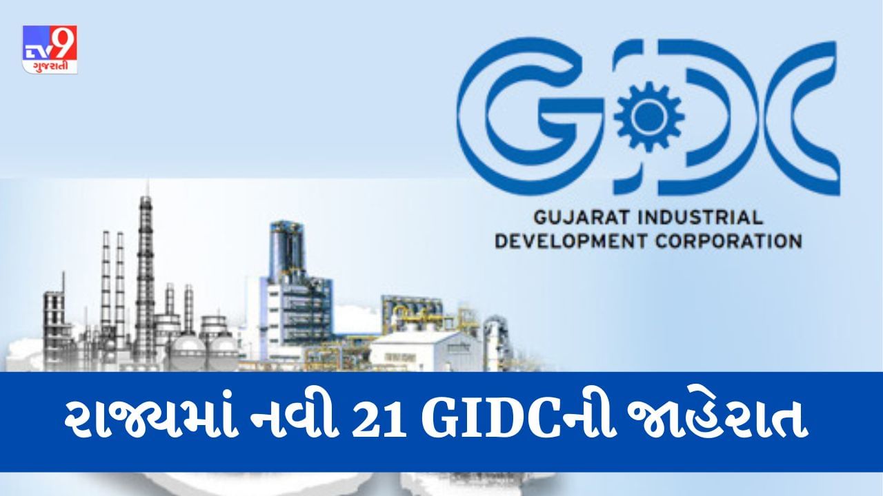 Breaking News: રાજ્યમાં નવી 21 GIDC બનાવવાની મહત્વની જાહેરાત, અમદાવાદ, સાવરકુંડલા, જોટાણા,પાલનપુરને મળશે નવી GIDC