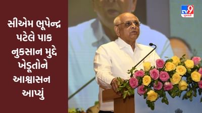 Gujarati Video : કમોસમી વરસાદથી પાક નુકસાન મુદ્દે સીએમ ભૂપેન્દ્ર પટેલે ખેડૂતોને આશ્વાસન આપ્યું