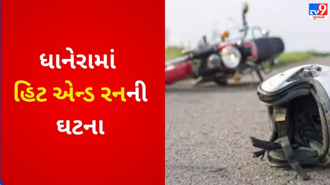 Banaskantha : ધાનેરા પાસે પુરપાટ ઝડપે આવતા વાહને બાઈકને લીધી અડફેટે, આધેડનુ ઘટના સ્થળે જ મોત