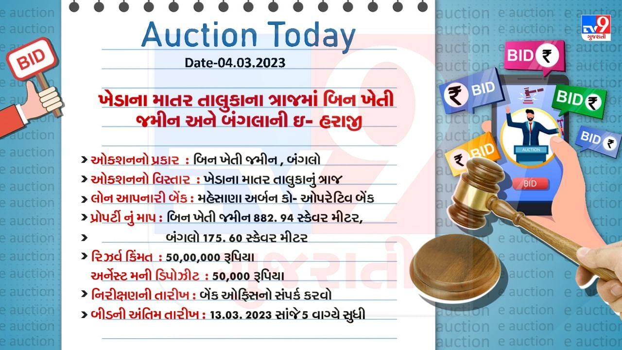 Kheda Bunglow Auction Detail