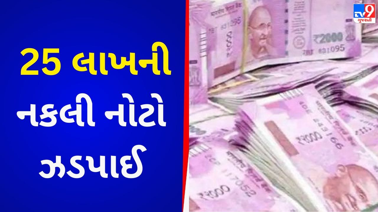 Gujarati VIDEO : અમદાવાદમાં નકલી નોટનો અસલી વેપાર ! પોલીસે 25 લાખની નકલી નોટ સાથે ચાર આરોપીની કરી ધરપકડ Gujarati VIDEO : અમદાવાદમાં નકલી નોટનો અસલી વેપાર ! પોલીસે 25 લાખની નકલી નોટ સાથે ચાર આરોપીની કરી ધરપકડ