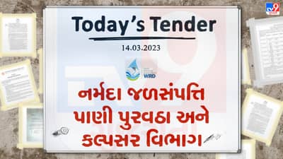 Tender Today : નર્મદા જળસંપત્તિ પાણી પુરવઠા અને કલ્પસર વિભાગ દ્વારા કડાણા ડેમ પરના કામો માટે ટેન્ડર જાહેર, જાણો ટેન્ડર ભરવાની છેલ્લી તારીખ