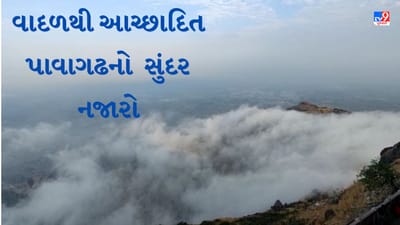 Gujarati video: વાદળોથી આચ્છાદિત પાવાગઢ યાત્રાધામના આહ્લાદક નજારાનો જુઓ સુંદર Video Gujarati video: વાદળોથી આચ્છાદિત પાવાગઢ યાત્રાધામના આહ્લાદક નજારાનો જુઓ સુંદર Video