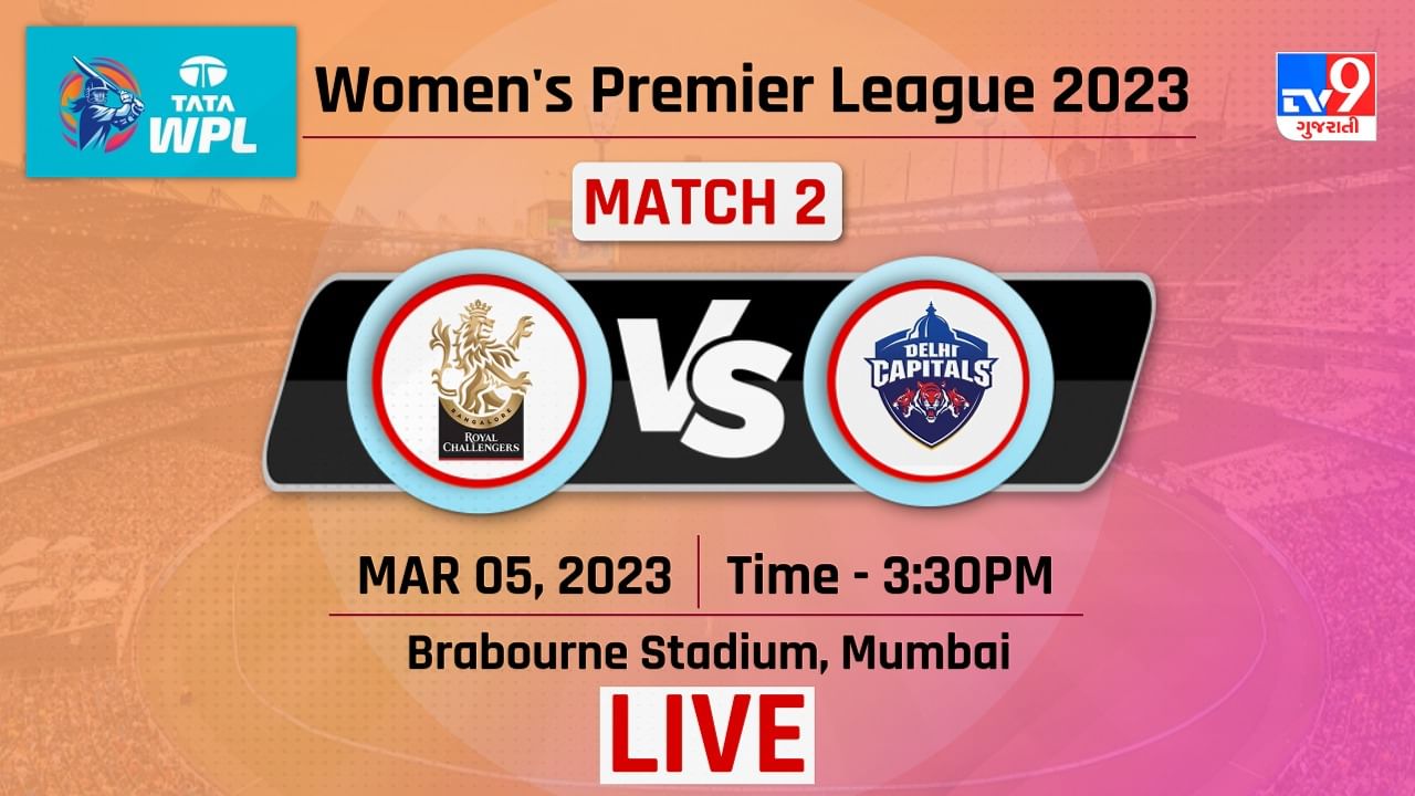 RCB vs DC, WPL 2023 Live Score Shefali Verma hits halfcentury in 31