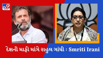 Smriti Irani રાહુલ ગાંધી પર આક્રમક, કહ્યું કે વિદેશમાં ભારતનું અપમાન કરનારા એ દેશની માફી માંગવી જોઈએ