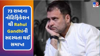 73 શબ્દનું નોટિફિકેશન અને રાહુલ ગાંધીની સદસ્યતા સમાપ્ત, વાંચો અગત્યની વિગતો