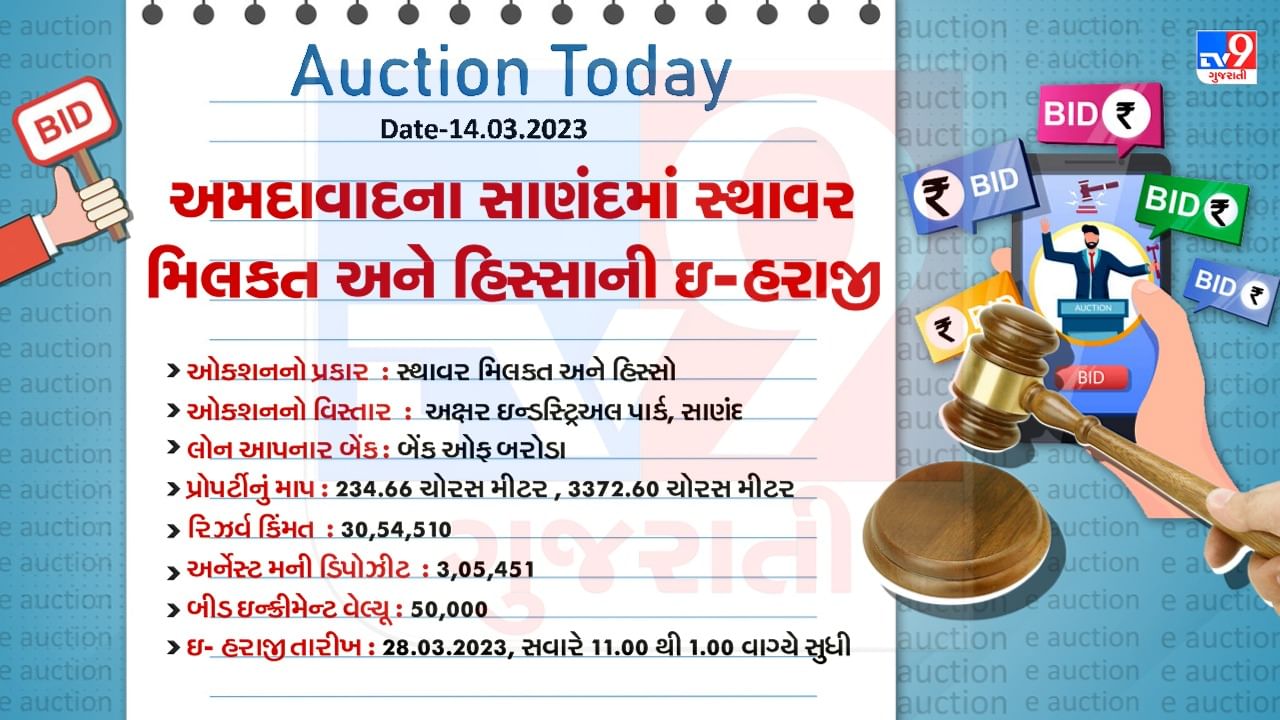 Sanand Property E Auction Detail