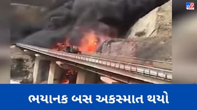 Saudi Arabia : હજ યાત્રાળુઓથી ભરેલી બસ પુલ સાથે અથડાઈ, આગમાં ફેરવાઈ; 20 લોકો જીવતા સળગ્યા