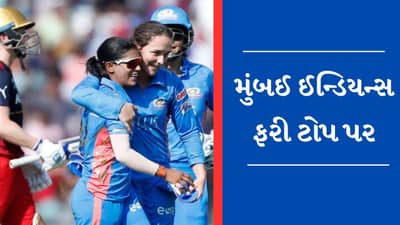 MI vs RCB WPL Match Result : બેંગ્લોર સામે મુંબઈની 4 વિકેટથી જીત, પોઈન્ટ ટેબલમાં 12 પોઈન્ટ સાથે ફરી ટોપ પર પહોંચ્યુ
