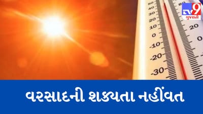 Gujarati Video : ખેડૂતો માટે રાહતના સમાચાર, રાજ્યમાં 5 દિવસ વરસાદની કોઈ શક્યતા નહીં