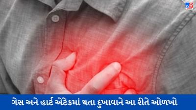 હાર્ટ એટેક અને ગેસથી થતા છાતીમાં દુખાવાને કેવી રીતે ઓળખશો ? જુઓ Video