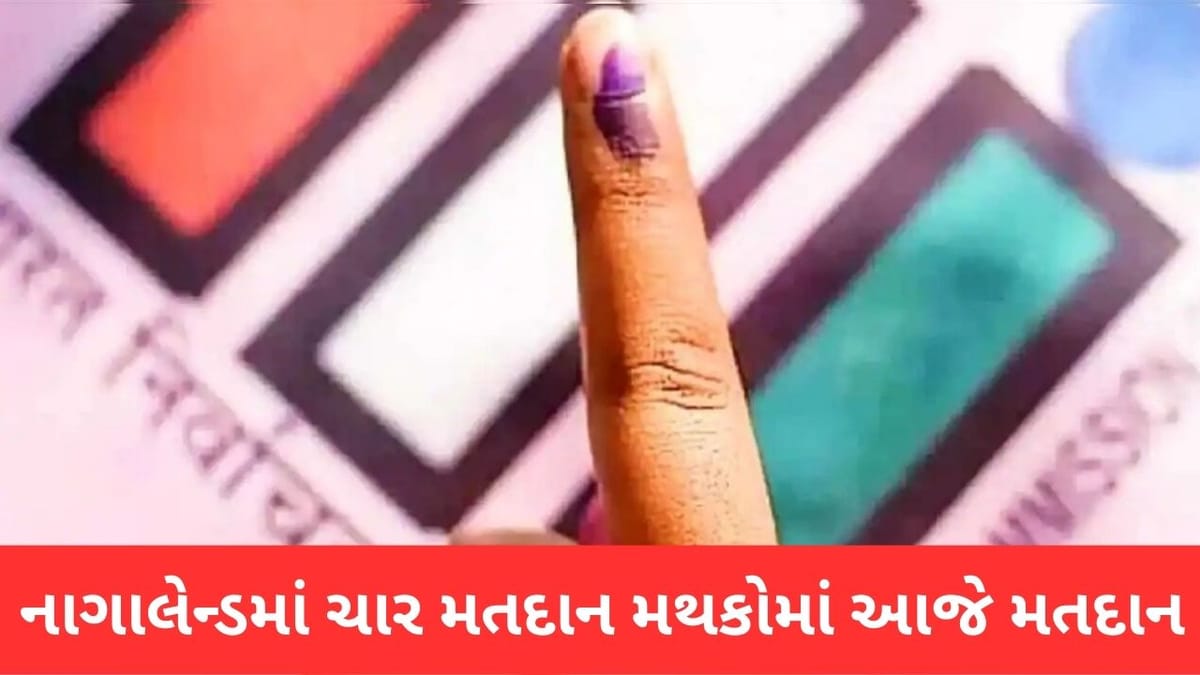 નાગાલેન્ડમાં ચાર બૂથ પર એક પણ મત ના પડ્યો, આજે ઢોલ વગાડીને મતદારોને બોલાવીને ફરી યોજાશે ચૂંટણી