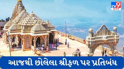 Gujarati Video : આજથી પાવાગઢ મંદિરમાં શ્રીફળ વધેરવા પર પ્રતિબંધ, ટ્રસ્ટના નિર્ણય સામે ભક્તો, AHP અને બજરંગ દળે કર્યો વિરોધ Gujarati Video : આજથી પાવાગઢ મંદિરમાં શ્રીફળ વધેરવા પર પ્રતિબંધ, ટ્રસ્ટના નિર્ણય સામે ભક્તો, AHP અને બજરંગ દળે કર્યો વિરોધ
