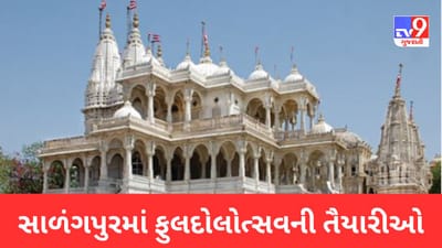 Gujarati Video: યાત્રાધામ સાળંગપુરમાં 5 વર્ષ બાદ પુષ્પદોલોત્સવનું આયોજન, શરૂ થઈ તડામાર તૈયારીઓ