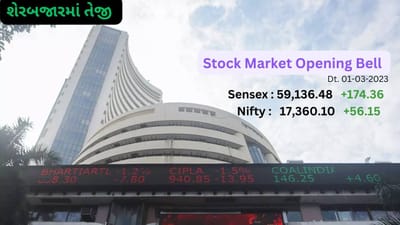 Share Market Today : શેરબજારની તેજી સાથે શરૂઆત, આ સ્ટોક્સમાં ઉછાળો નોંધાયો