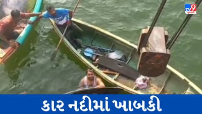 Gujarati Video : વલસાડની પાર નદીમાં કાર ખાબકતા એકનું ઘટના સ્થળે કમકમાટી ભર્યું મોત, જુઓ Video